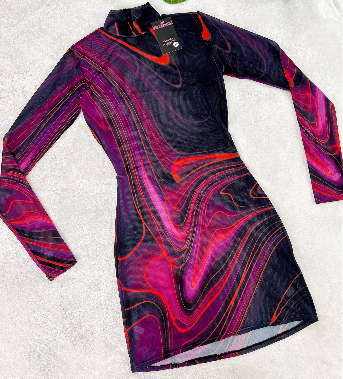 Vestido Miss Hottie - Liquid Fuccia