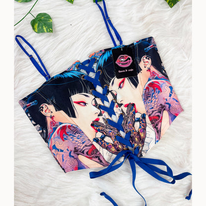 Corset Bad Witch - Ilustración Japonesa