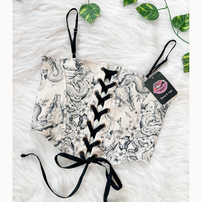 Corset Bad Witch - Marfil