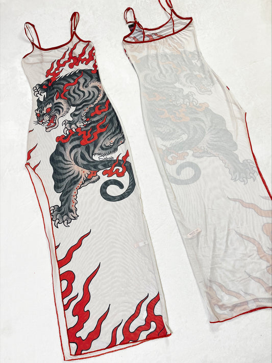 Vestido Vennus (tigre)
