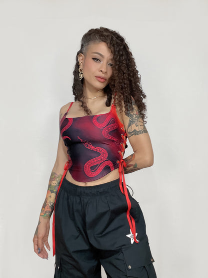 Corset Malvada - serpientes